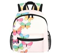 Sac à dos léger pour enfants de 3 à 8 ans Motif requins bleus, Multicolore 7., 25.4x10x30 CM/10x4x12 in