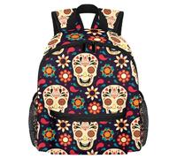 Sac à dos léger pour enfants de 3 à 8 ans, musique, guitare, violon, jazz, Multicolore 12., 25.4x10x30 CM/10x4x12 in
