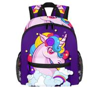 Sac à dos léger pour enfants de 3 à 8 ans, musique, guitare, violon, jazz, Multicolore 8., 25.4x10x30 CM/10x4x12 in