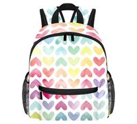 Sac à dos léger pour enfants de 3 à 8 ans pour instruments de musique violoncelle rétro, Multicolore 11., 25.4x10x30 CM/10x4x12 in