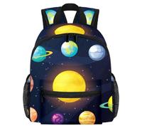 Sac à dos léger pour enfants de 3 à 8 ans pour instruments de musique violoncelle rétro, Multicolore 16., 25.4x10x30 CM/10x4x12 in