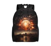 Sac à dos léger pour ordinateur portable à motif « Explosion sur Terre »
