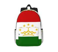 Sac à dos léger pour ordinateur portable Motif drapeau du Tadjikistan 38,1 cm