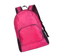 Sac à dos léger | Sac de voyage pliable | Packack de randonnée imperméable | Petit sac à dos d'épaule pour hommes Femmes Campingor Sports Outdoor Trip School Portable Compact Storage, Hot Pink