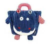 Sac à dos velours Hippipos l'hippopotame - Les Déglingos