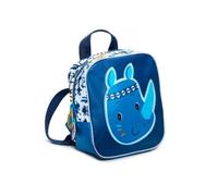 Sac à dos - LILLIPUTIENS - Marius mini - Bleu et blanc - Toile - 25 x 20 x 10 cm