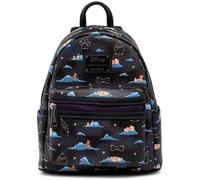Sac à Dos - LOUNGEFLY - Disney Classic Clouds - 22,5x26,2x11,2cm - Noir - Enfant