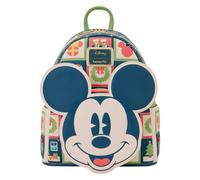 Sac Ã dos Loungefly Disney Mickey Holiday Bleu 22,86x11,43x26,67 cm