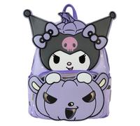 Sac à dos - Loungefly - Hello Kitty - Kuromi Citrouille - Faux Cuir - 23x11x27cm
