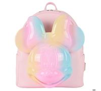 Loungefly Sac à dos Disney Minnie Mouse – Compatible PC – Bretelles ajustables – Rose/Bleu