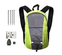 Sac à dos lumineux LED,Sac à dos de vélo télécommandé à 4 signaux LED disponible - Sacs à bandoulière doubles, sac à de sécurité à vélo sac d'alpinisme de sport