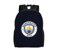 Sac à dos Manchester City FC pour adolescent, cartable en toile, sac à dos pour ordinateur portable, unisexe - HXN2375 Noir