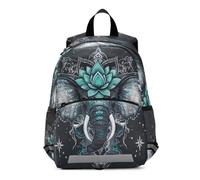 Sac à dos mandala éléphant pour tout-petits, sac à dos pour enfants pour garçons et filles, sac de voyage pour maternelle maternelle