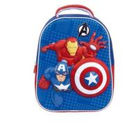 Sac à dos - Marvel - Avengers 3D - Iron Man et Captain America - 26 x 32 cm - Enfant