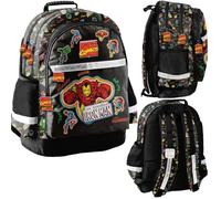 Sac à dos Marvel - Paso - Iron Man - Noir - Enfant - Garçon