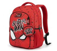 Sac à dos Marvel Spider-Man pour garçons | Cartable scolaire à 3 compartiments pour l’école primaire | Bretelles rembourrées réfléchissantes et poches latérales pour bouteilles d’eau