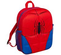 Marvel Sac à dos Spiderman 3D en peluche, Rouge, Taille unique, Sac à dos