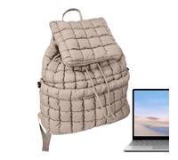 Sac à Dos Matelassé en Nylon Cartable Léger en Nylon Style Décontracté