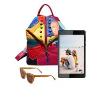 Sac À Dos Matelassé Hippie Cartable mode anti-vol et