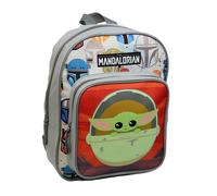 Bagtrotter Sac à Dos Maternelle 31 cm avec Poche Star Wars/The Mandalorian Baby Yoda Gris