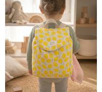 Sac À Dos Maternelle En Coton Jaune TU
