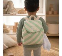 Sac À Dos Maternelle En Coton Vert TU