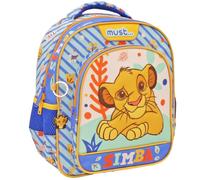 Sac À Dos Maternelle Fille Imprimé Simba Tissu Doux Disney Bleu / Jaune / Bleu TU