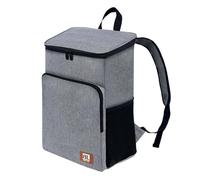 Sac A Dos Maternelle Fille - Sac À Dos Isotherme en Peva Épais pour Le Stockage Au Froid en Extérieur Sac À Dos Isotherme À Double Couche pour Voyage Et Bière (Grey One Size)