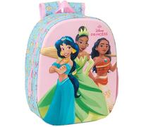 Sac À Dos Maternelle Fille Safta Devant Thermoformé 3d Disney Princess Blanc / Rose / Clair TU