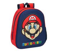 Sac À Dos Maternelle Garçon 3d Motif Super Mario Super Mario Rouge TU