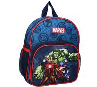 Sac À Dos Maternelle Garçon Marvel Avengers Ultraforce - Hulk, Iron Man, Captain America - 30 Cm Bleu / Rouge TU