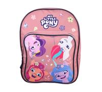 Bagtrotter - My Little Pony - Sac à Dos Scolaire 31 cm - Rose - 1 compartiment zippé - 1 Poche Zippée - Bretelles Matelassées - 24x8x31 cm - Matière Polyester - Sac à Dos Scolaire Maternelle Rose G