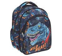 Sac À Dos Maternelle Polyester Imprimé Dinosaure Back Me Up Bleu Marine TU