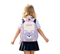 Sac a Dos Maternelle Sac a Dos Enfant Garcon Grande Capacité, Sac à Dos Enfant avec Un Ourson en Dessin animé, Grande capacité, léger, idéal pour l'école et l'eau. Parfait pour Un Usage Quotidien.