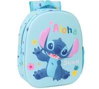 Sac À Dos Maternelle Stitch Aloha Avec Bretelles Réglables 30 Cm Bleu / Multicolore TU