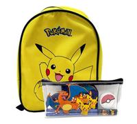 POKEMON Sac à dos maternelle + Trousse garnie transparente