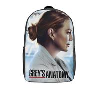 Sac à dos Meredith Grey's Anatomy, sac à bandoulière basique, cartable, sac à dos - XTYD1754 Noir
