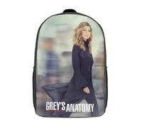 Sac à dos Meredith Grey's Anatomy, sac à bandoulière basique, sac à dos, cartable, sac à dos - XTYD1738 Noir