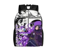 Sac à dos Merlin Anime, sac de voyage, sac à dos décontracté imprimé en 3D, SYS693 Noir