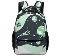 Sac À Dos Meteor Outer Space Bookbag Léger Backpack Ordinateur Portable Sac D'École pour Cadeau Rentrée Voyage Scolaire