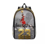 Sac à dos Michael Jordan pour filles et garcons, grande capacité, léger et imperméable Noir