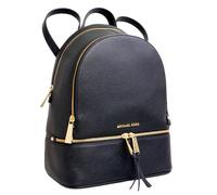 Sac À Dos Michael Kors Rhea Zip Medium PKT En Cuir Noir Neuf