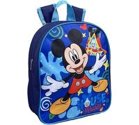 Sac à dos Mickey disney 30 cm, 1 Compartiment principal avec zippée, bretelles réglables - Dimensions: 30 x 26 x 10 cm (Sac à dos Mickey - A)
