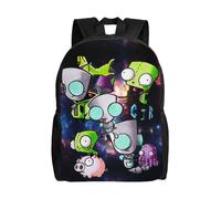 Sac à dos mignon Alien vs Predator pour le camping, sac à dos animé, sac pour ordinateur portable-LDYH300 Noir
