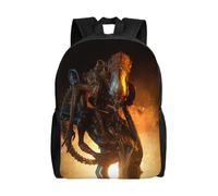 Sac à dos mignon Alien vs Predator pour voyage, sac à dos animé, sac pour ordinateur portable-LDYH200 Noir