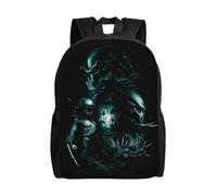 Sac à dos mignon Alien vs Predator pour voyage, sac à dos animé, sac pour ordinateur portable-LDYH545 Noir