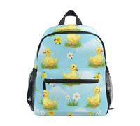 Sac à dos mignon bleu canards jaunes pour tout-petits garçons filles enfants sac d'école, Mignon canard jaune bleu, Small, Sacs à dos cool imprimé football