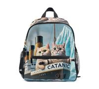 Sac à dos mignon imprimé bateau chat pour filles garçons petit enfant sac à dos, Imprimé bateau chat mignon, Small, Sacs à dos cool imprimé football