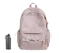 Sac à dos mignon pour fille, décontracté, sac à bandoulière, Noir , Siehe | Sac d'école universitaire pour femme, femme, voyage, vacances, bibliothèque, pique-nique, chemin de travail, camp d'été