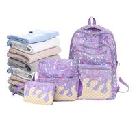 Sac À Dos Mignon Pour L'École 3 Pièces : Sac à Dos Mignon à Compartiments,